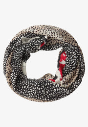 Street One - Svart mönstrad tubscarf Livaeco™