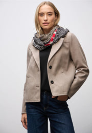Street One - Svart mönstrad tubscarf Livaeco™