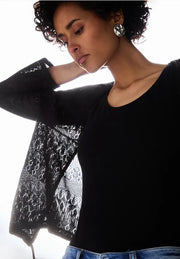 Street One - Svart stickad bolero