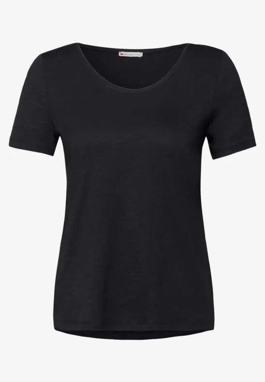 Street One - Svart T-shirt Gerda