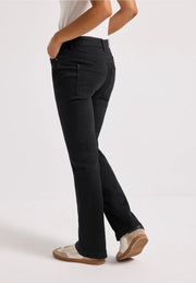 Street One - Svarta Bootcut jeans hög midja
