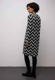 Street One - Stickad klänning i fjädergarn