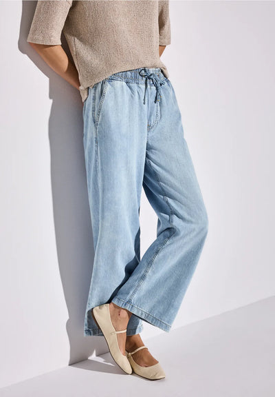 Street One - Vida jeans med resårmidja 28"