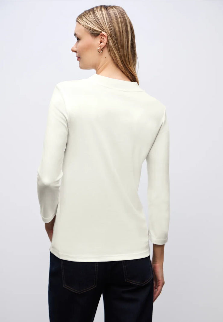 Street One - Vit basic turtleneck