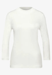 Street One - Vit basic turtleneck