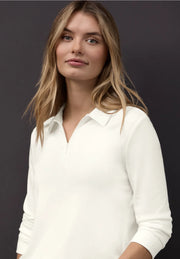 Street One - Vit topp med krage