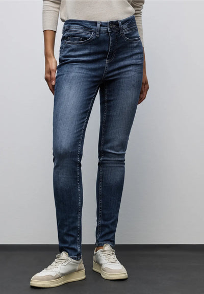 Street One - York jeans hög midja