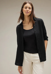 Street One - Svart blus i muslin