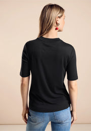 Street One - Svart turtle neck t-shirt