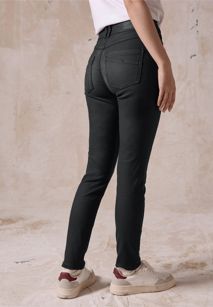 Cecil - Scarlett casual fit coated jeans