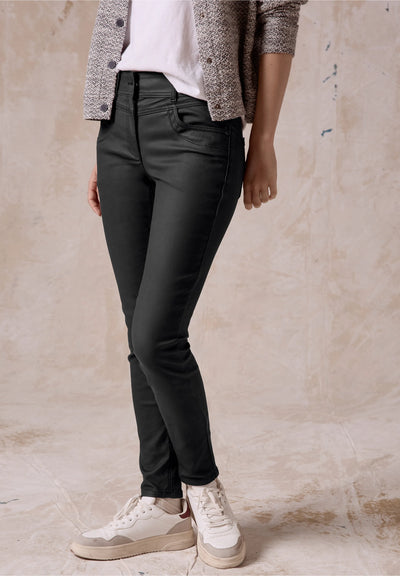 Cecil - Scarlett casual fit coated jeans