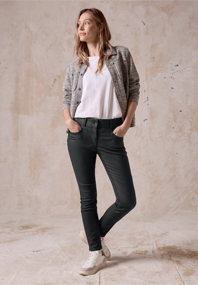 Cecil - Scarlett casual fit coated jeans