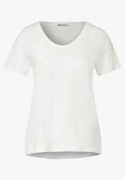 Street One - Off white T-shirt Gerda