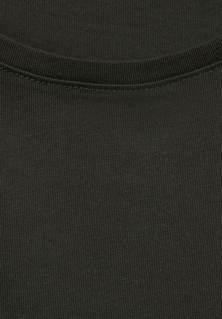 Street One - Lång T-shirt i 100% bomull