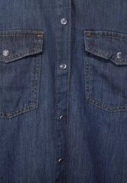 Street One - Lång jeansskjorta