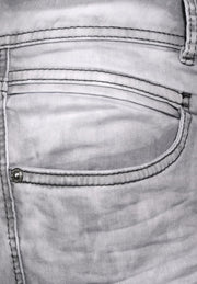 Street One - Ljusgrå jeansshorts Jane