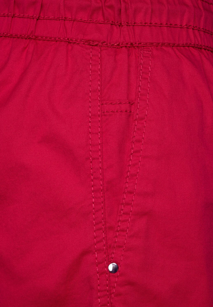 Street One - Röda bermuda shorts