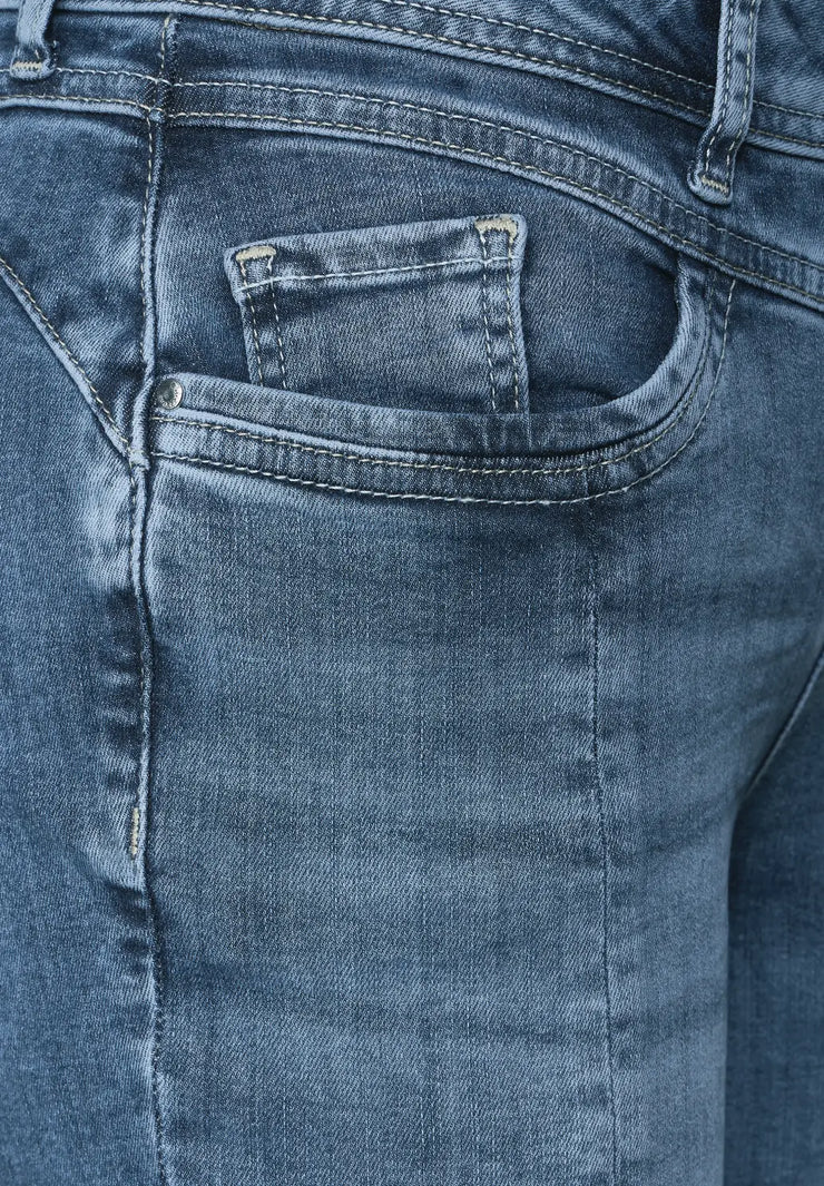 Street One - York jeans hög midja