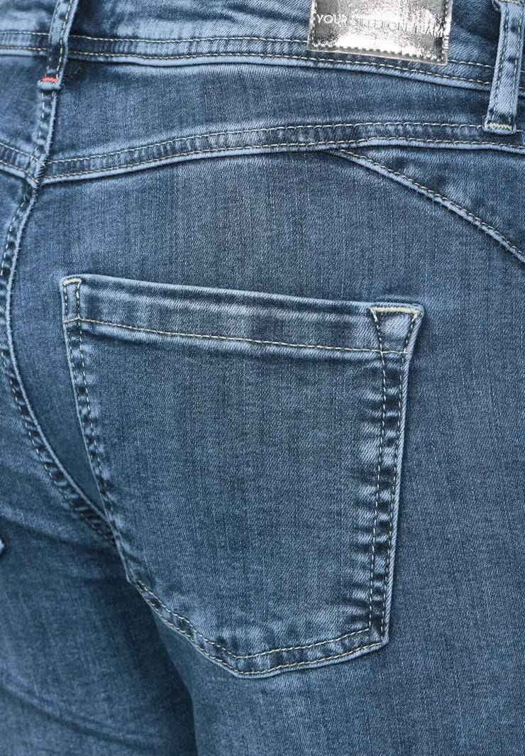 Street One - York jeans hög midja