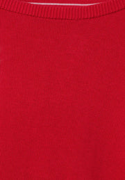 Cecil - Röd finstickad tröja