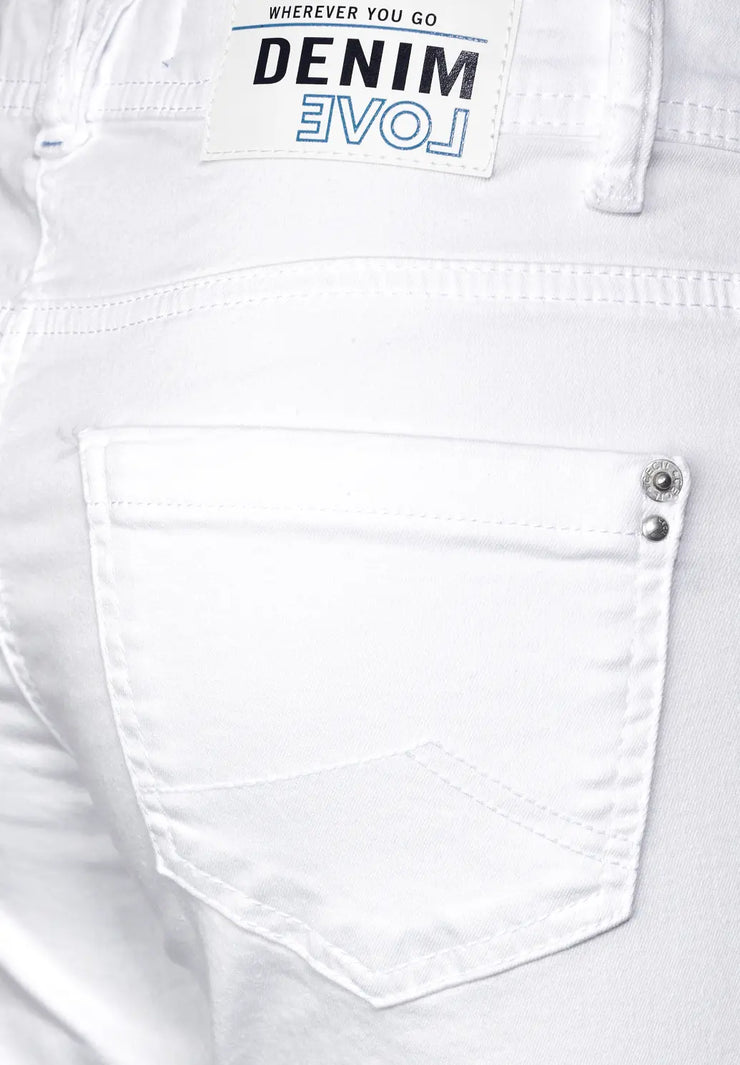 Cecil - Scarlett vita korta 7/8 jeans