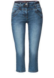 Cecil - Scarlett blå 3/4 jeans