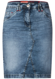 Cecil - Blå jeanskjol