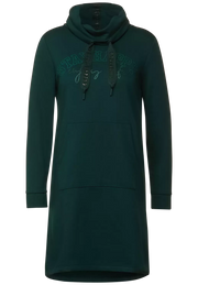 Cecil - Grön sweatshirtklänning