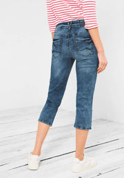 Cecil - Scarlett blå 3/4 jeans