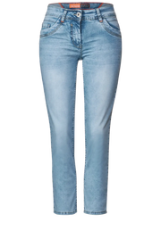 Cecil - Scarlett ljusblå korta 7/8 jeans