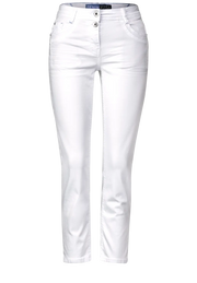 Cecil - Scarlett vita korta 7/8 jeans