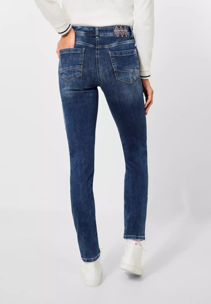 Cecil - Toronto jeans med hög midja