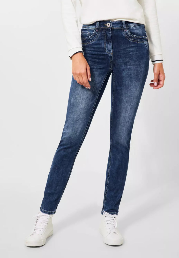 Cecil - Toronto jeans med hög midja