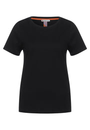Street One - Svart T-shirt 100% bomull