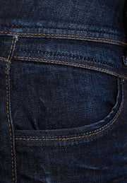 Street One - Mörka korta jeans Jane