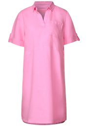 Street One - Rosa skjortklänning i linne