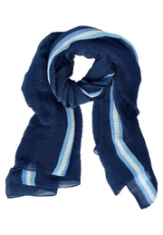 Street One - Marinblå plisserad sjal