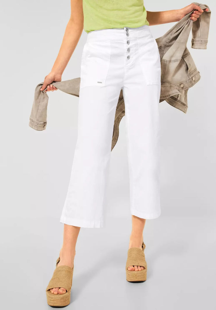 Street One - Casual fit papertouch byxa