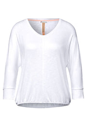 Street One - Ellen vit viskostopp