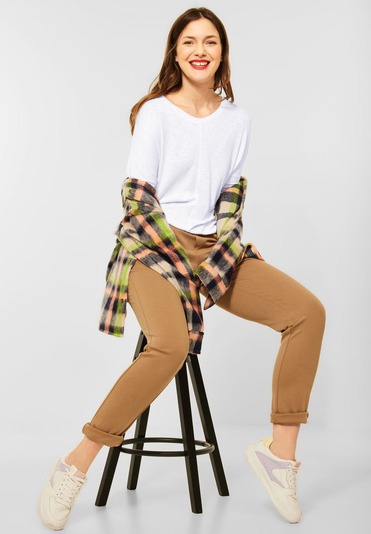 Street One - Ellen vit viskostopp