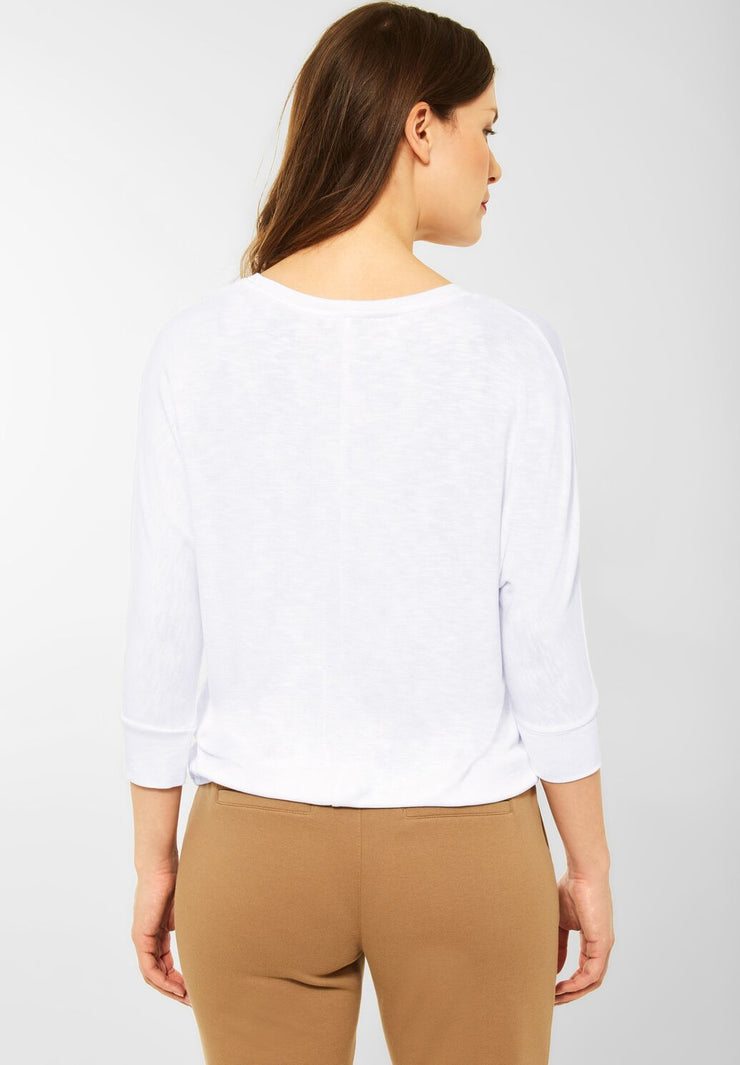 Street One - Ellen vit viskostopp