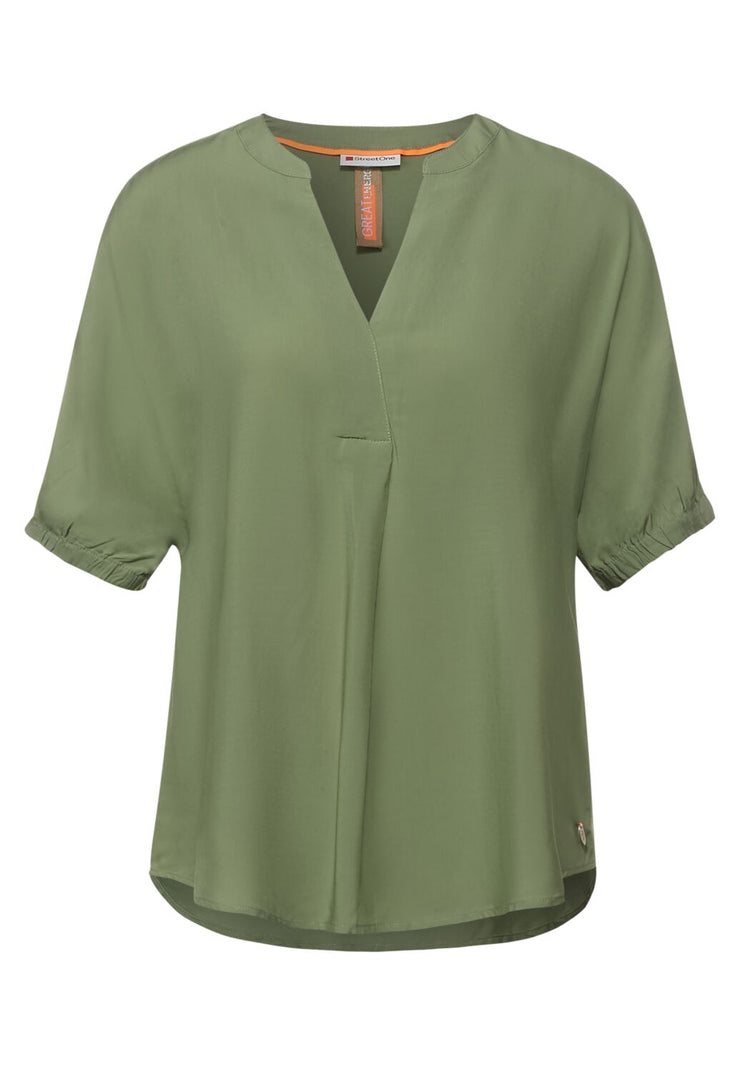 Street One - Grön oversize blus