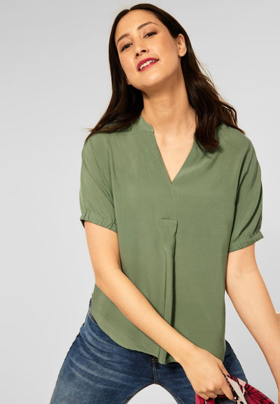 Street One - Grön oversize blus