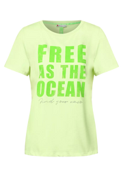 Street One - Grön t-shirt med text