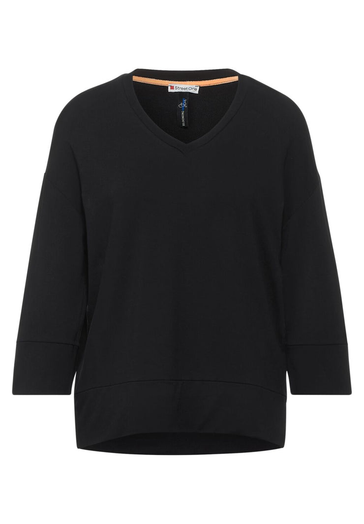 Street One - Svart oversize topp