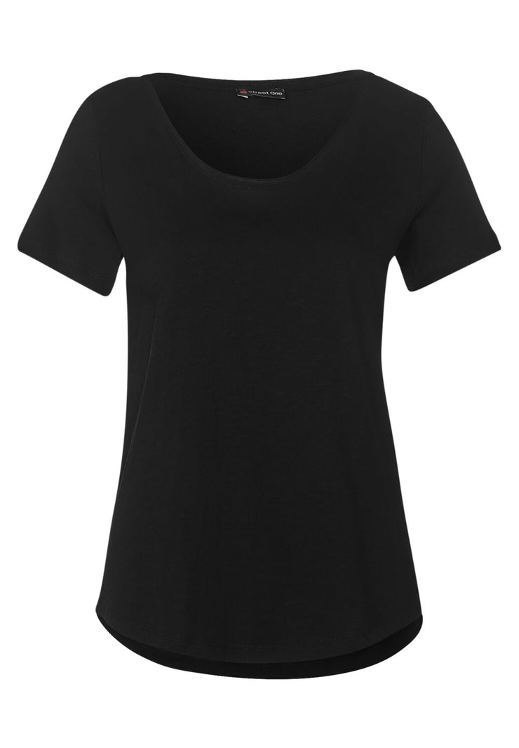 Street One - Svart T-shirt Gerda