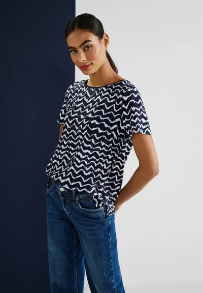 Street One - Materialmix t-shirt